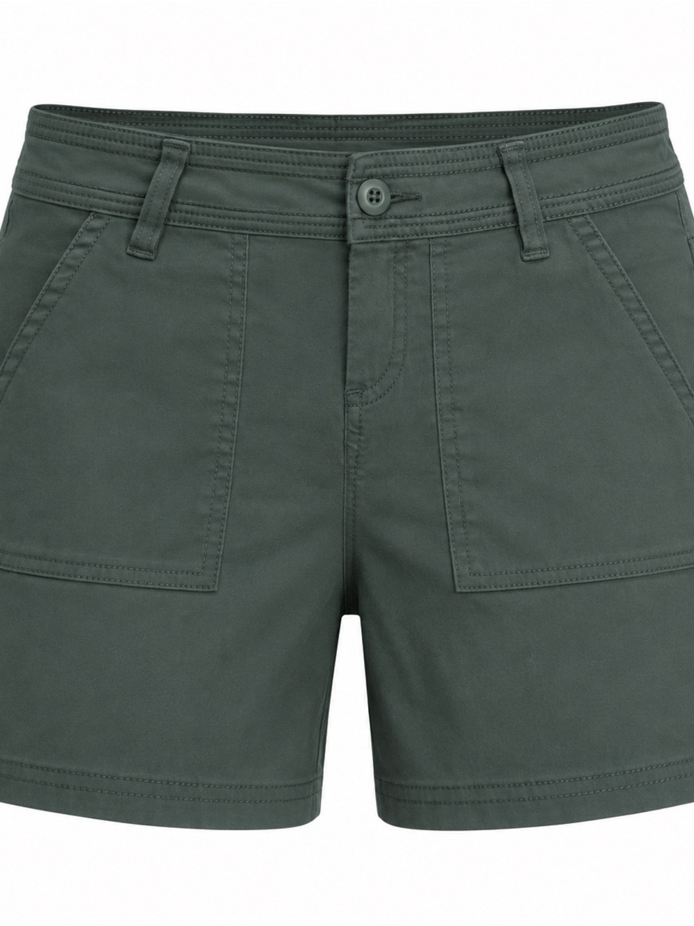 Prana Sage Green Stretch Hiking Travel Shorts Size 2 - Picture 7 of 7
